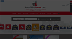 Desktop Screenshot of immobilier-medoc.com